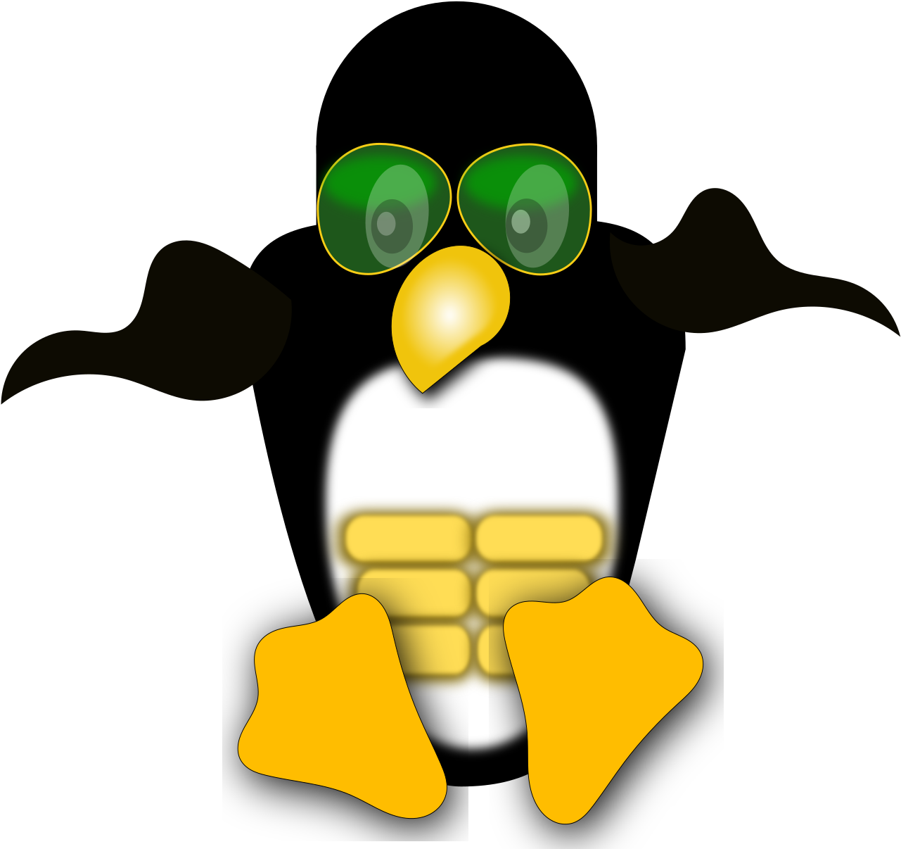 Big Image - Linux Logo (1697x2400), Png Download