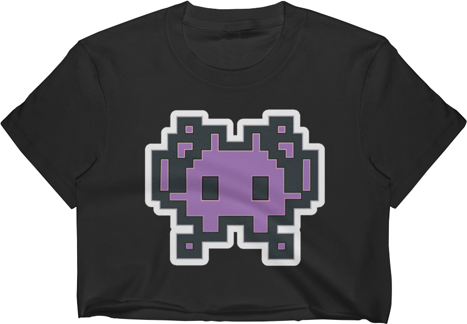 Emoji Crop Top T Shirt - Pixel Gaming Emoji (1000x1000), Png Download
