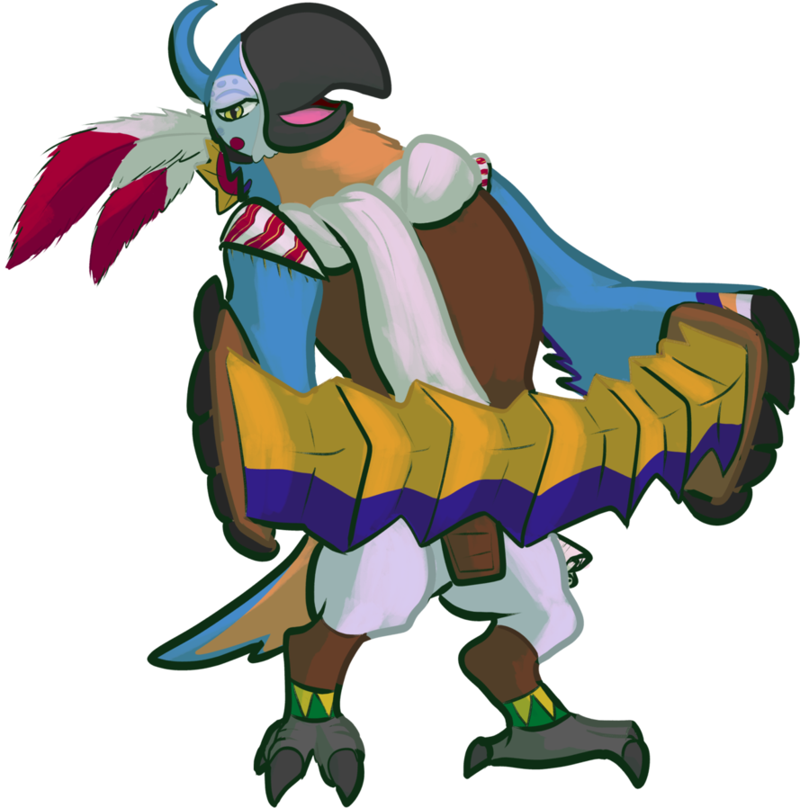 Kass By Doctornuclear - Bird Zelda Breath Of The Wild (889x898), Png Download