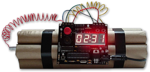 Time Bomb Png (532x275), Png Download