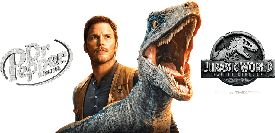 Dr Pepper - Jurassic World (911x442), Png Download