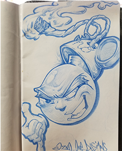 Time Bomb Sketch - Illustration (400x300), Png Download