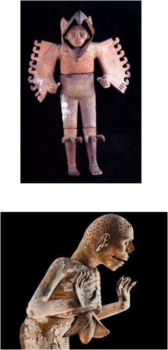 The Eagle Warrior Represents The Aztec Civilization - Aztec Eagle Warrior (329x682), Png Download