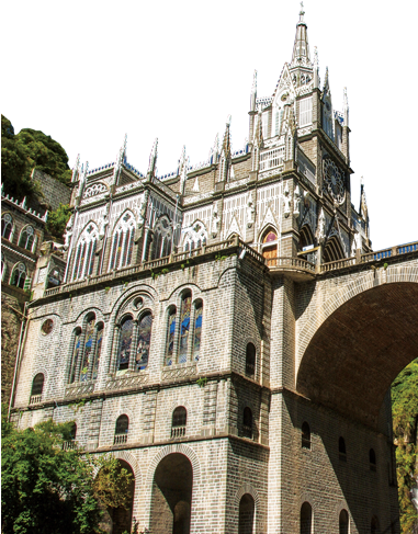 Pasto - Nuestra Señora De Las Lajas (380x500), Png Download