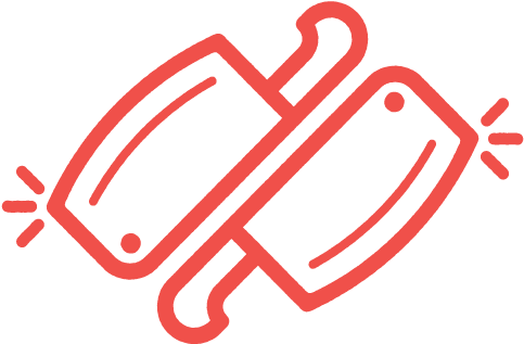 Web-icon - The Sicilian Butcher (500x486), Png Download