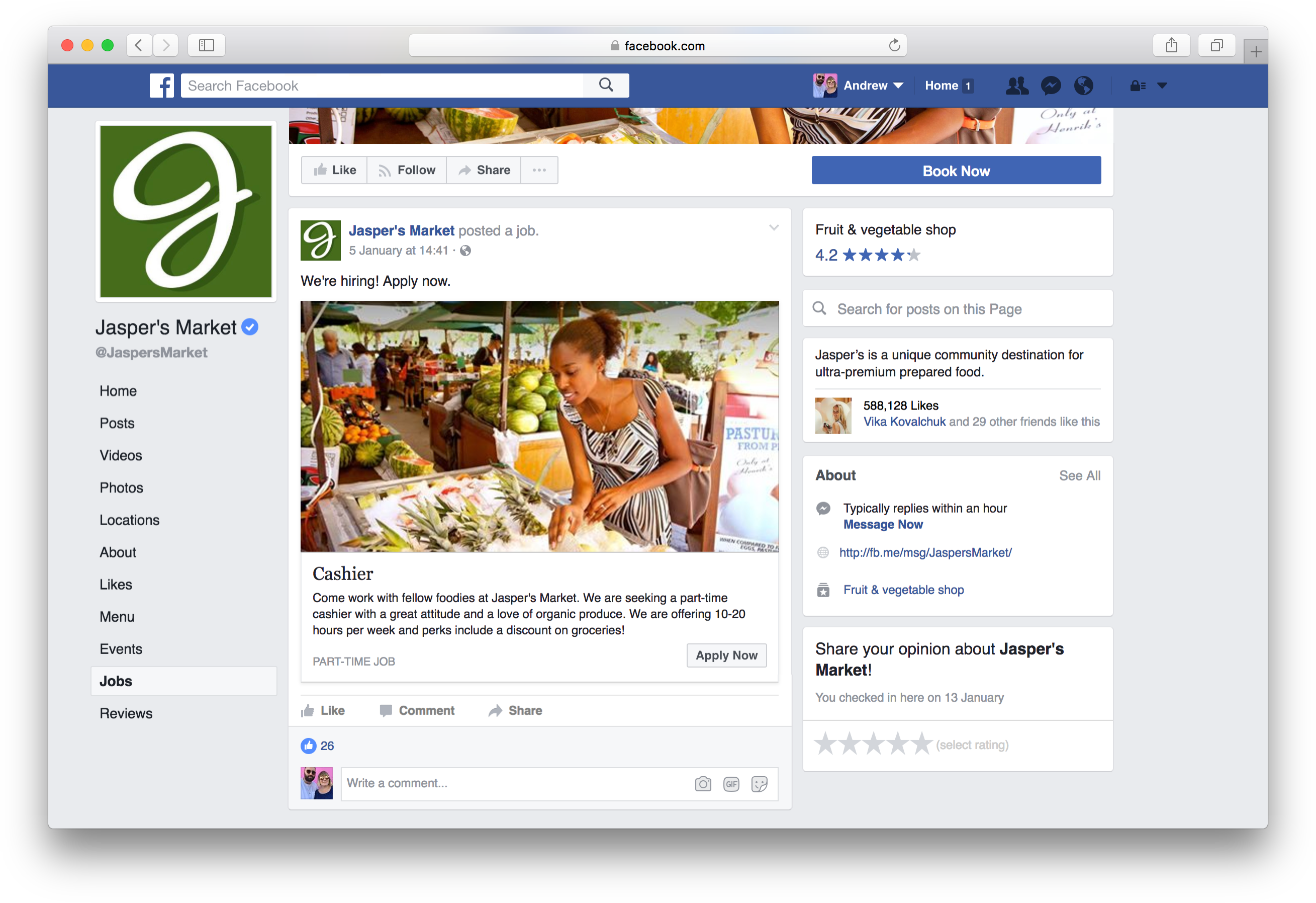 Facebook Job Post - Facebook Job Posts (2618x1795), Png Download