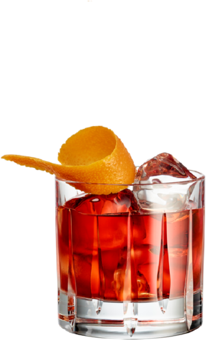 Tanqueray Sevilla Negroni Banner Freeuse Library - Negroni Drink (345x521), Png Download