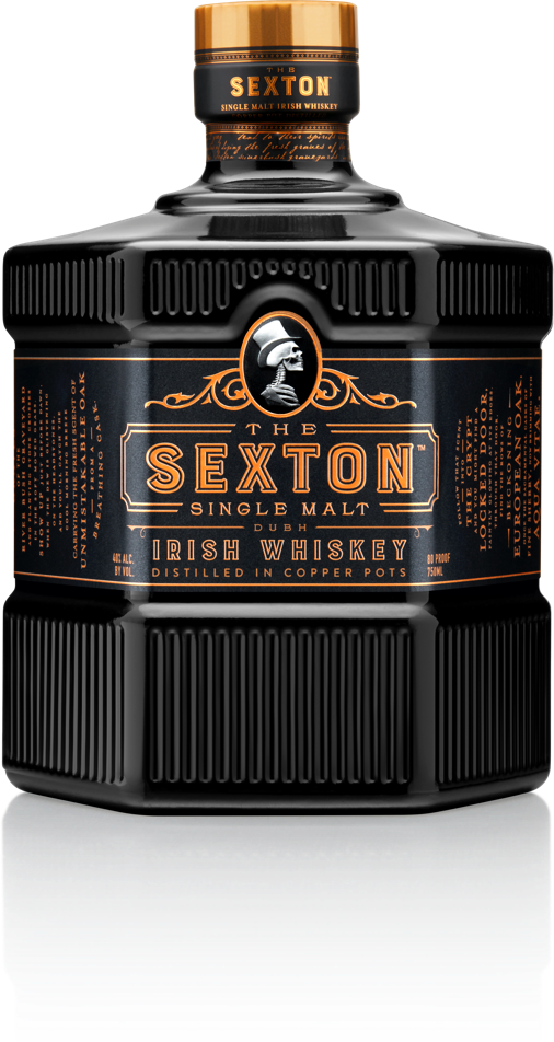 The Sexton - Sexton Single Malt Irish Whiskey (506x952), Png Download