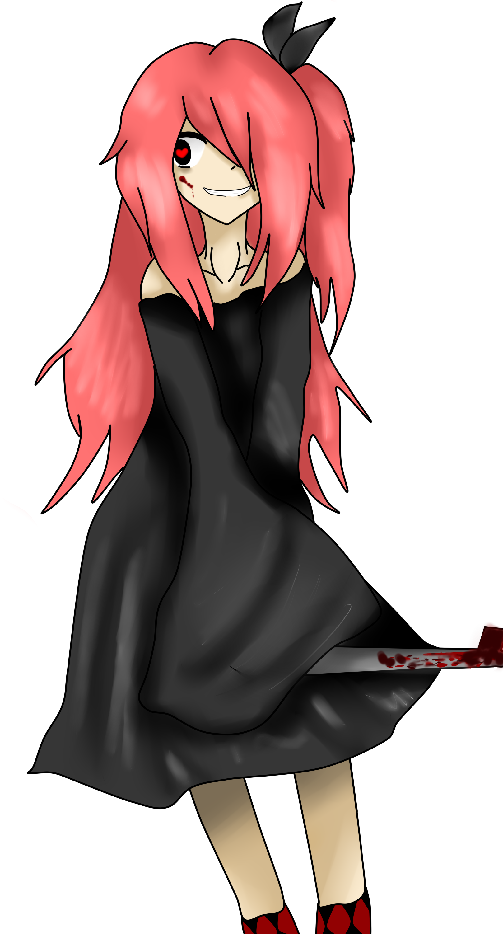 Yoake Nikki Yandere - Cartoon (2000x3000), Png Download