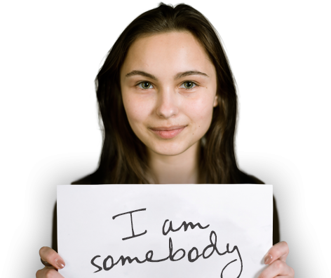 I Am Somebody - Girl (940x400), Png Download