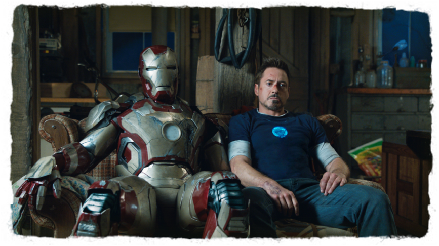 Ironman3 - Iron Man Suit Stolen (867x486), Png Download