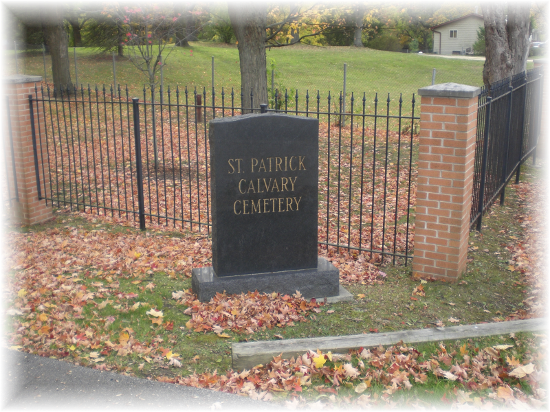 Patrick Church Calvary Cemetery - Cemetery (800x600), Png Download