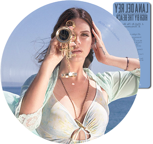 Never Miss A Moment - Lana Del Rey High By The Beach (500x470), Png Download