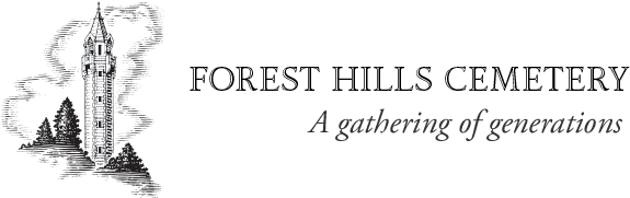 Forest Hills Cemetery (600x200), Png Download