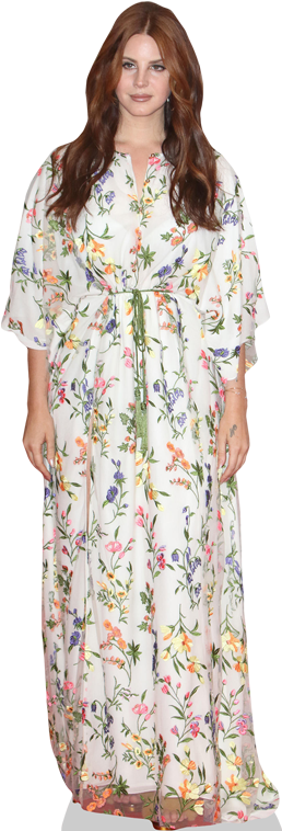 Lana Del Ray Cardboard Cutout - Lana Del Rey (363x757), Png Download