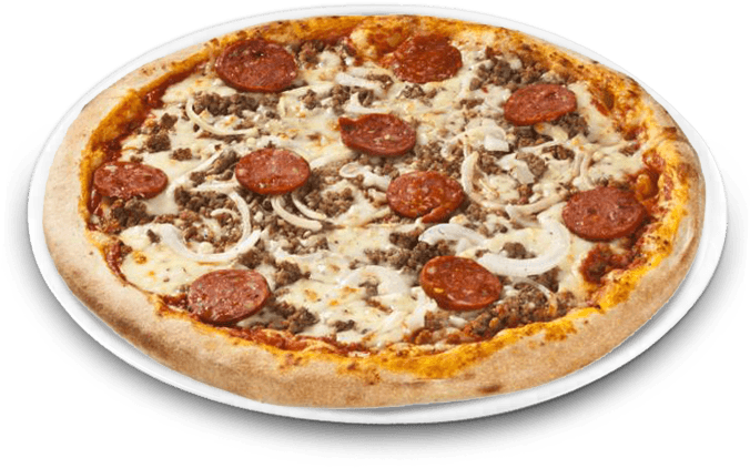 97 - Barbecue Chicken Tender Pizza (700x500), Png Download