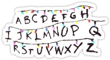 Stranger Things Tumblr Sticker (375x360), Png Download