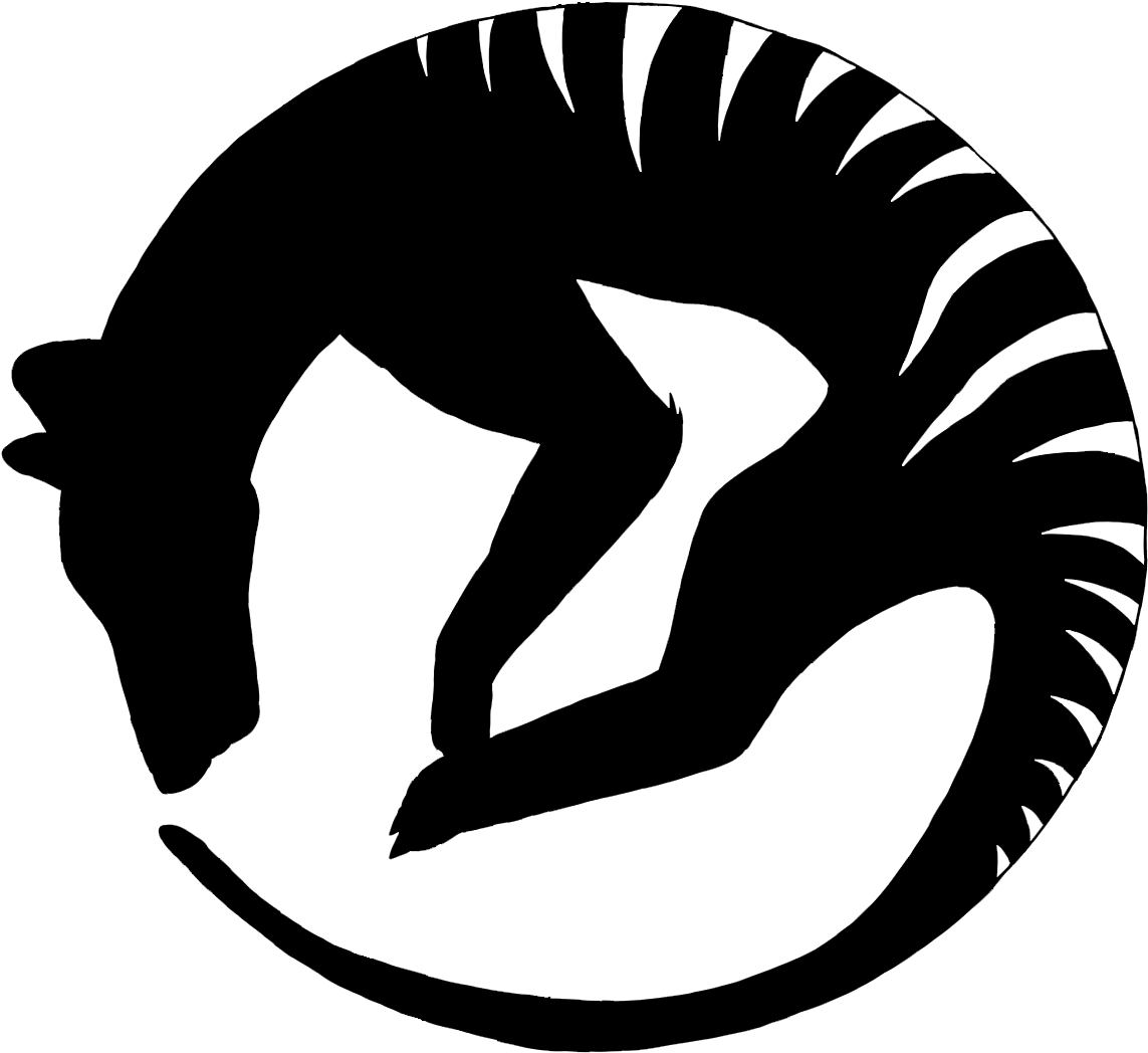 Thylacine Still Alive Logo Black By Chibis-world - Thylacine Logo (1152x1080), Png Download