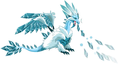 Ice Dragon City (400x303), Png Download