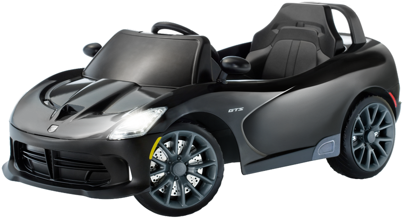 Dodge Viper - Black - Ride On Car Dodge (900x600), Png Download