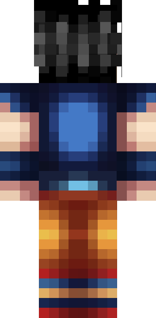 Goku Ultra Instinct Minecraft (321x651), Png Download