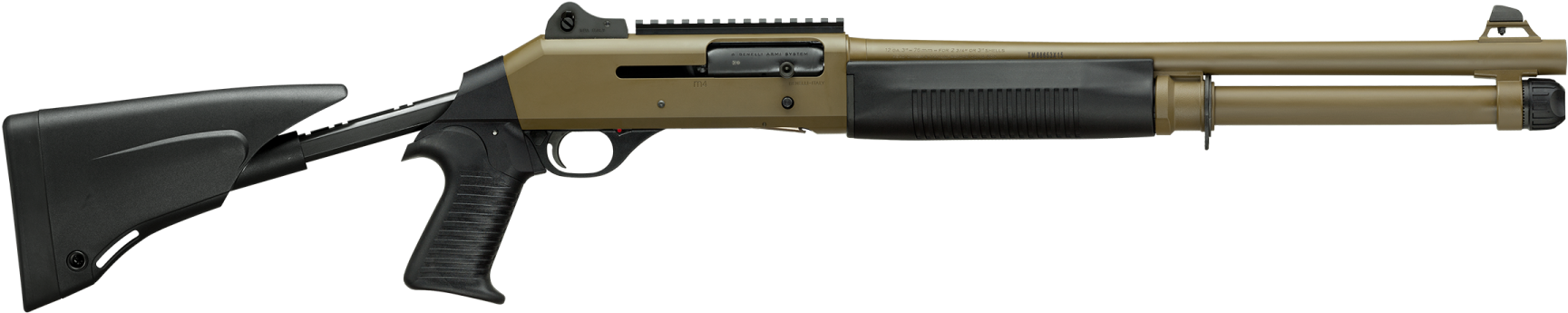 M4 Battle Brown 18,5" - Benelli M4 (1800x516), Png Download