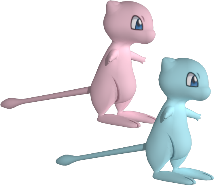 Download Zip Archive - Mew Pokémon (750x650), Png Download