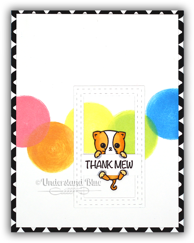Inkon3 Kitty Card By Understand Blue - Cartoon (650x820), Png Download