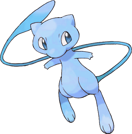 Image - Pokemon Mew Blue (453x460), Png Download