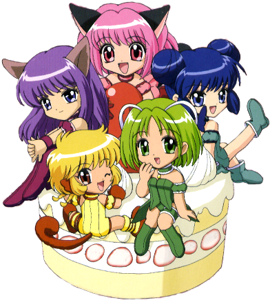Mew Transparent Mint Aesthetic Anime Png Mew Transparent - Tokyo Mew Mew Png (462x527), Png Download