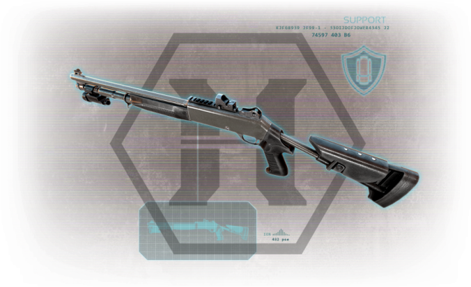 M4 Combat Shotgun - Kf2 Ar15 (733x412), Png Download