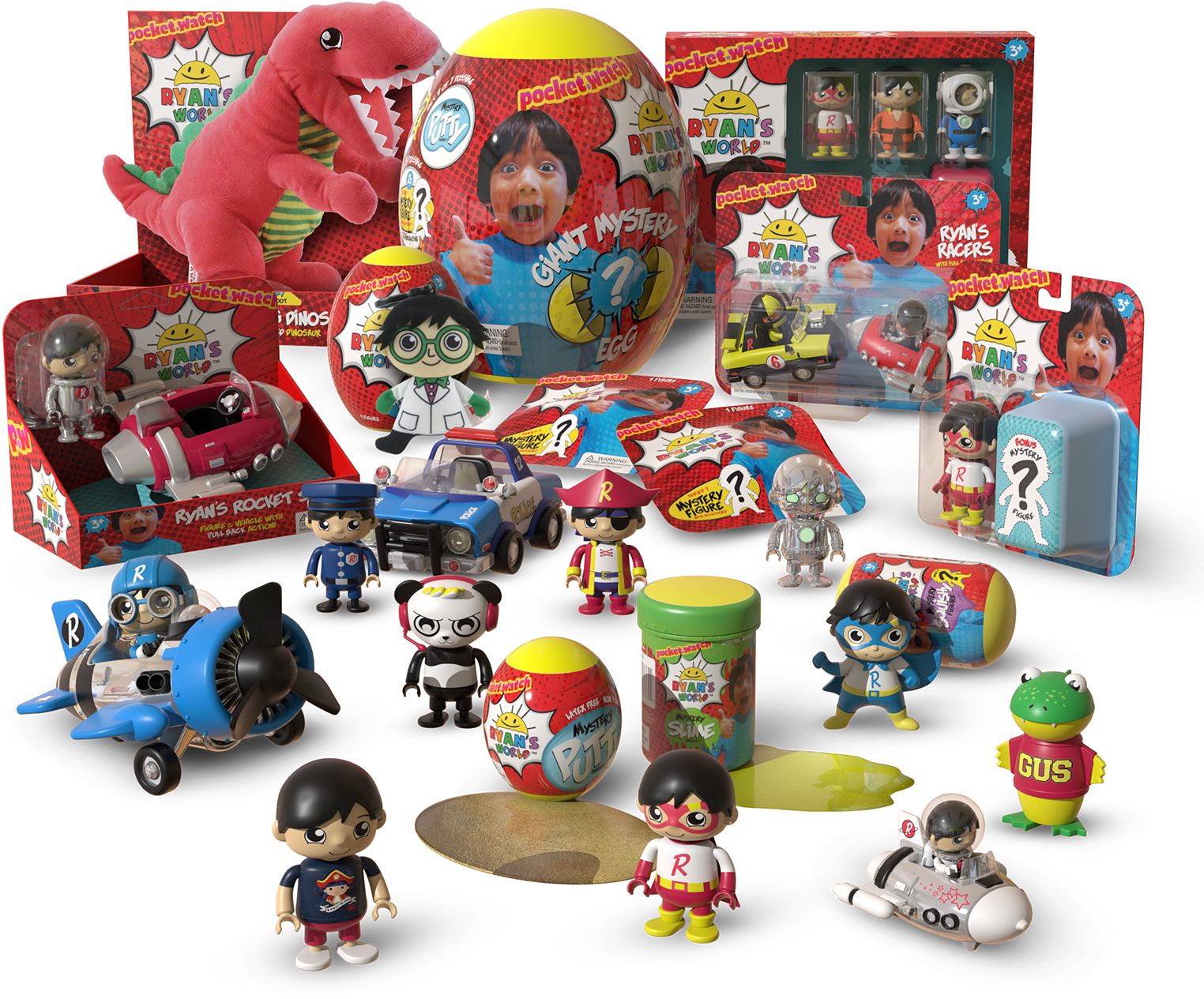 Popular Kids And Family Youtube Channel On The Planet - Ryan's World Toys Walmart (1600x1293), Png Download