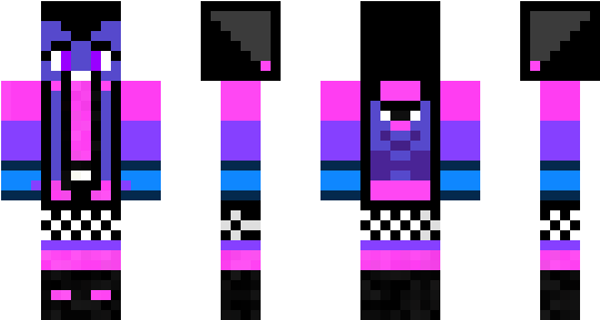 Minecraft Skin Vampirina - Minecraft (600x348), Png Download