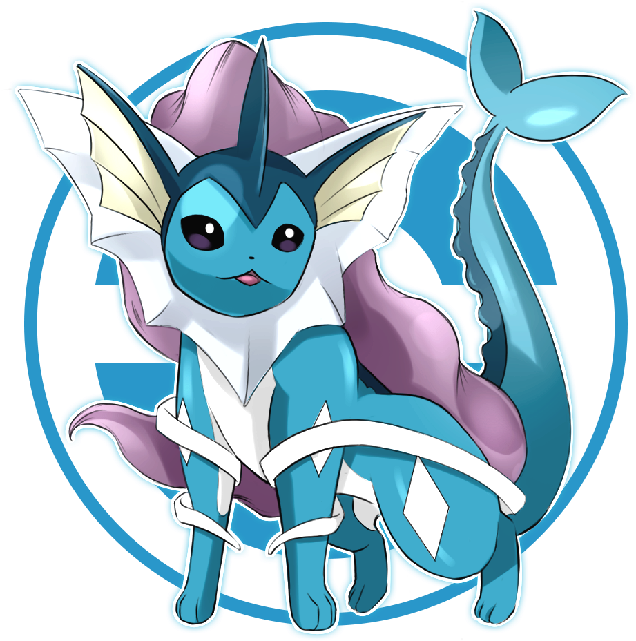 Royalty Free Library Mega Suicune Form By Namo On Deviantart - Pokemon Mega Vaporeon (1000x1000), Png Download