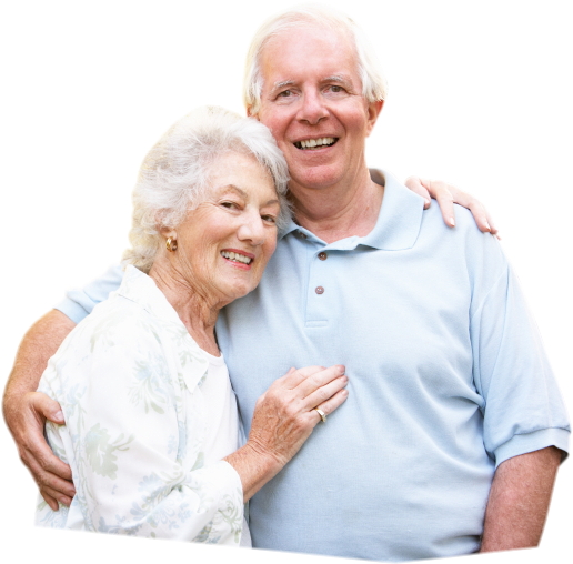 Elderly Couple Png - Elderly Couple Transparent Background (613x566), Png Download