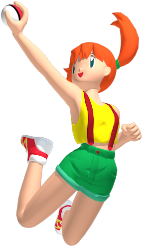 Download Zip Archive - Misty Super Smash Bros (750x650), Png Download