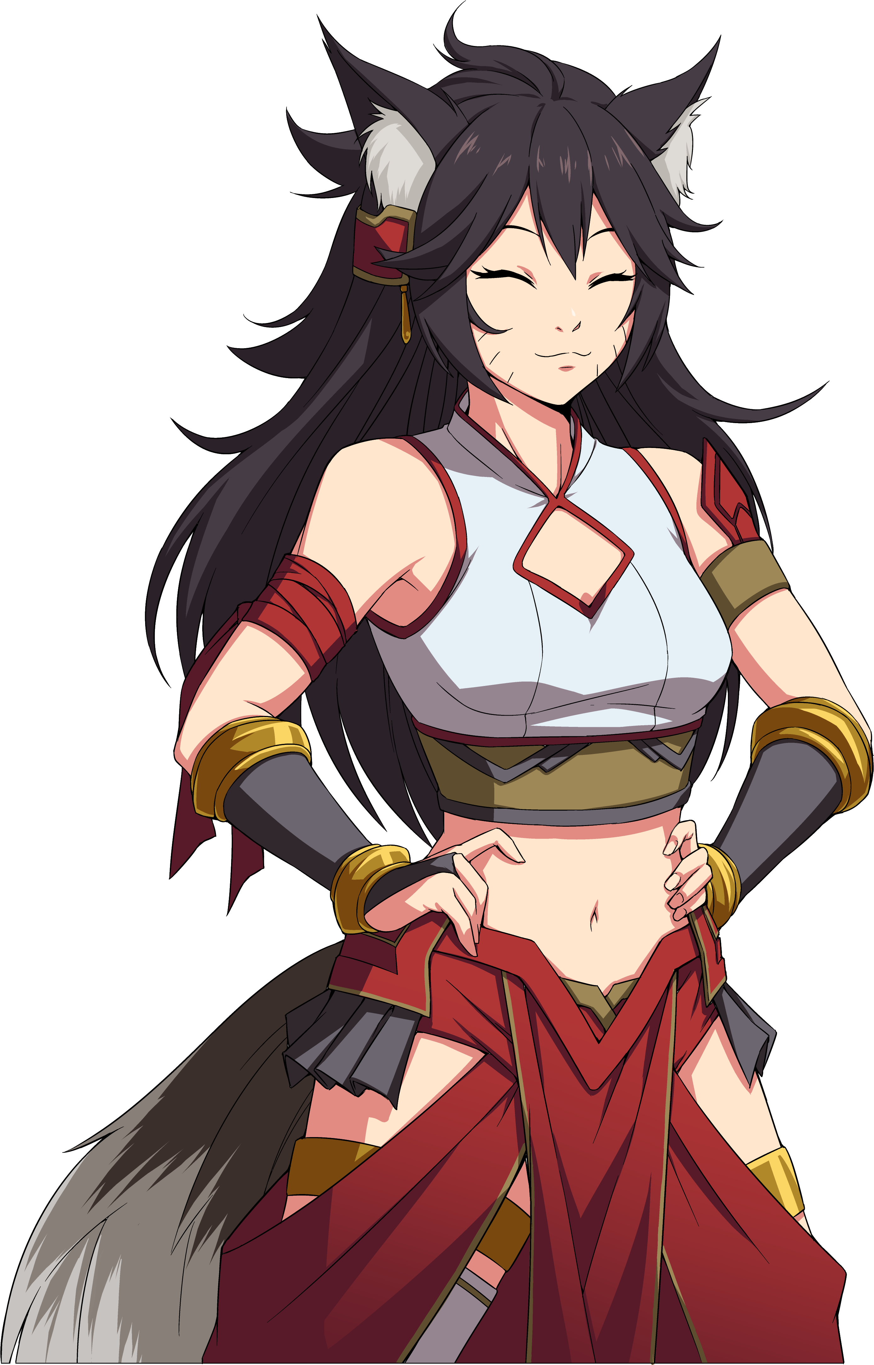 05 - Traje De Cazador De Anime (3600x4800), Png Download