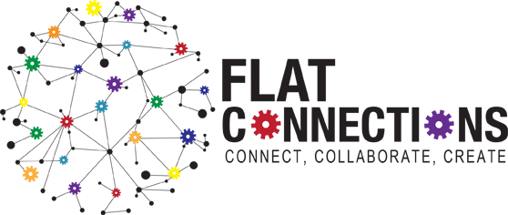 Flat Connections Flat Connections - Flat Connections (558x236), Png Download