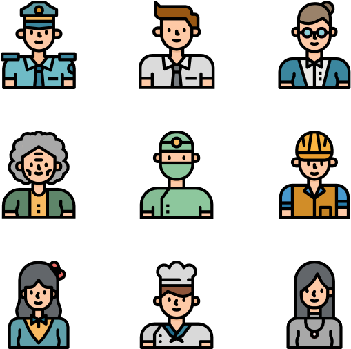 Profiles Icon Packs Svg Psd Png - Openclipart (600x564), Png Download