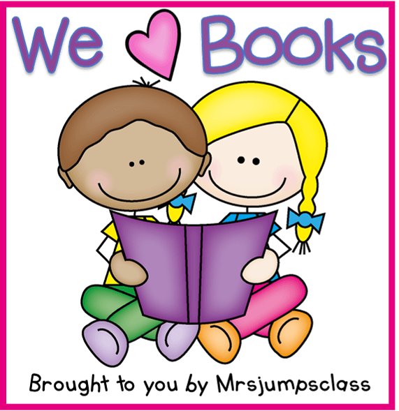 We Love Books Linky - Sharing A Book Clipart (571x589), Png Download
