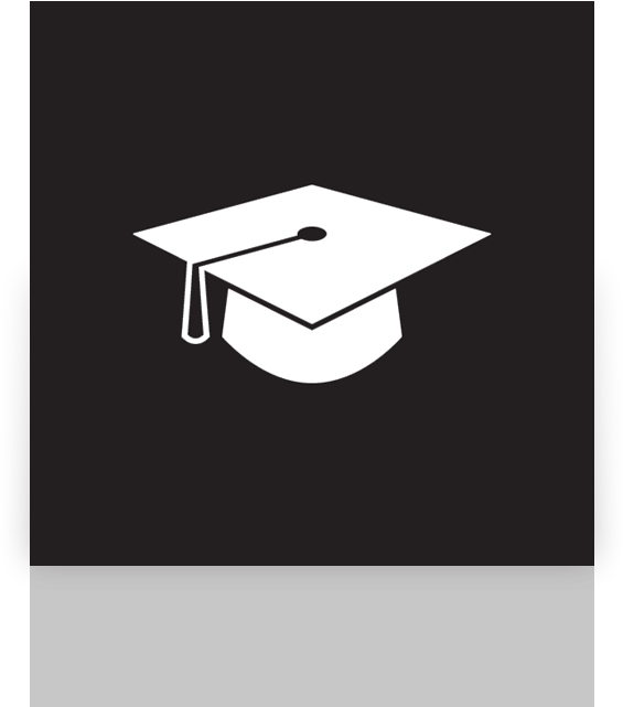 Mirror, Graduation Icon - Icon (640x640), Png Download