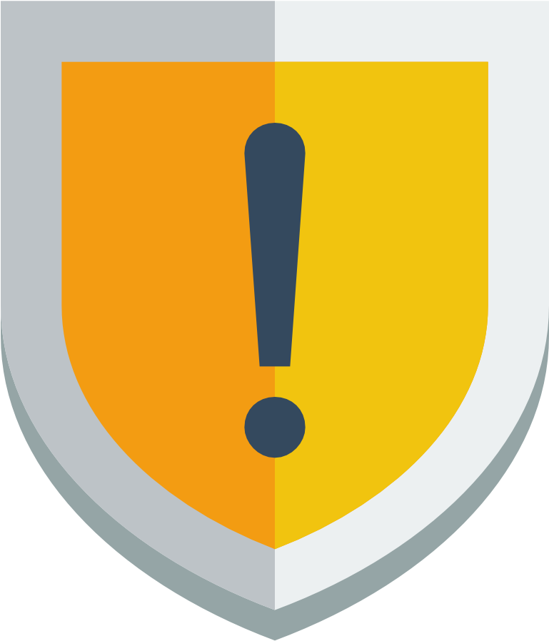 Download Svg Download Png - Caution Icons Shield (1024x1024), Png Download