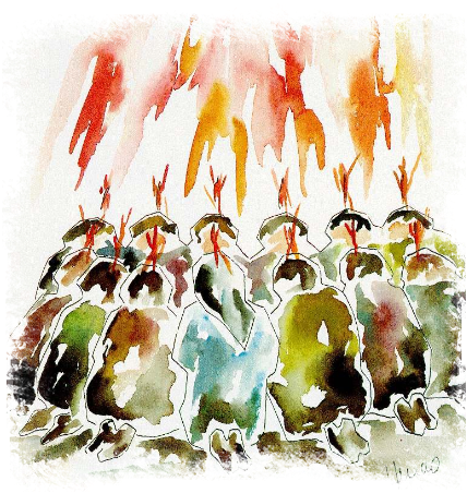 Explosin Pentecostal/ Pentecostal Explosion: Azusa, (456x469), Png Download