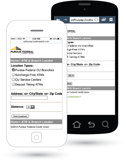 Both Phones Locations Branch And Atm Locations - Mobile Phone (473x550), Png Download