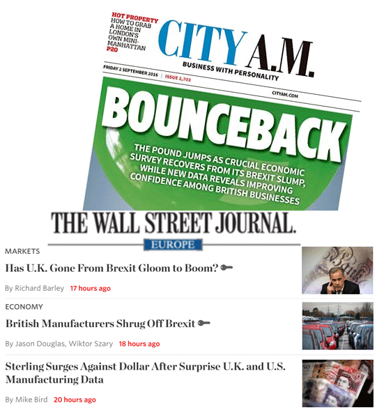 The Financial Pages Seem Full Of Good News For Brexit - Flyer (540x605), Png Download