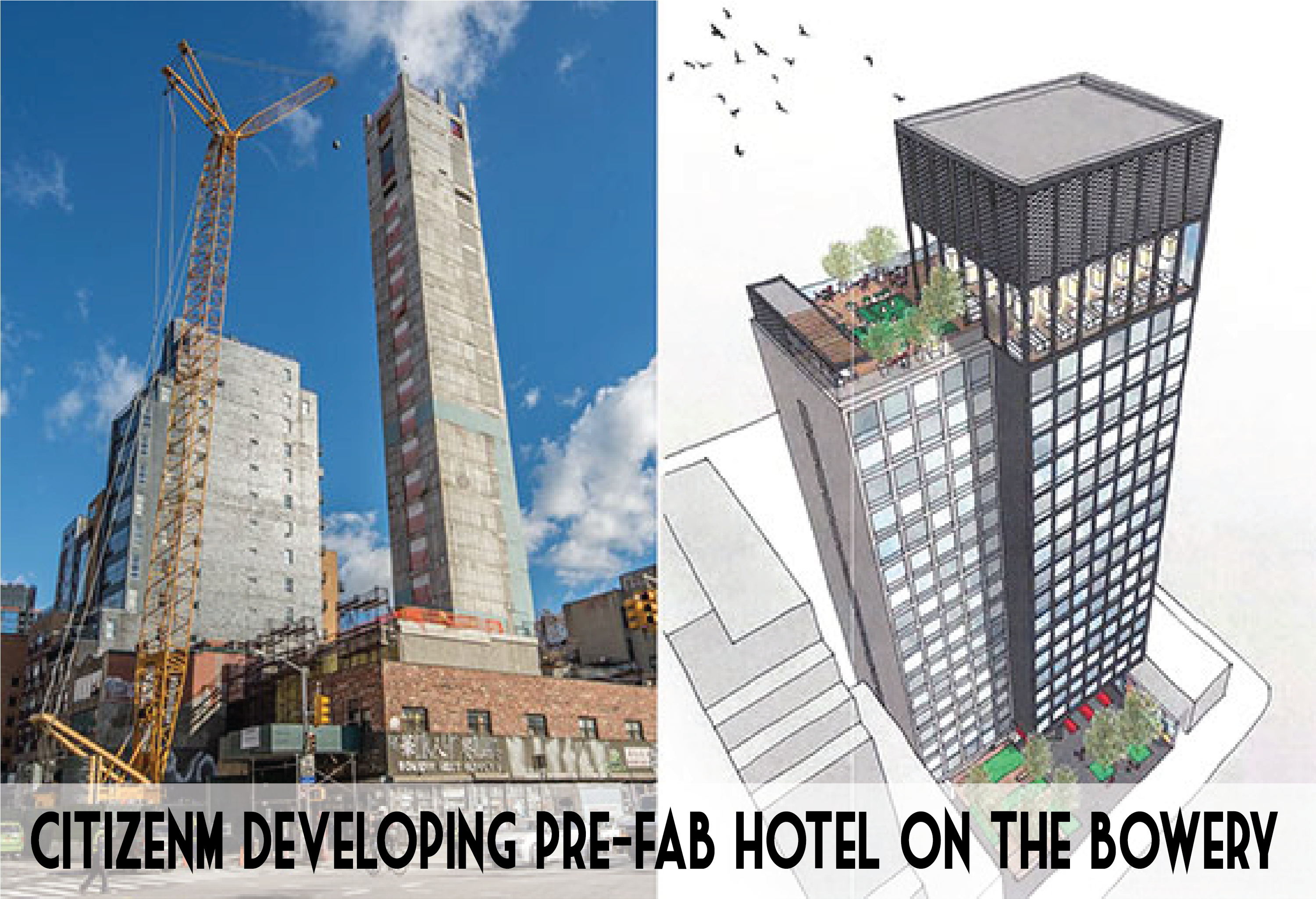 Realdeal And Wall Street Journal Report On Rinaldi - Citizenm New York Bowery Hotel (3000x3000), Png Download