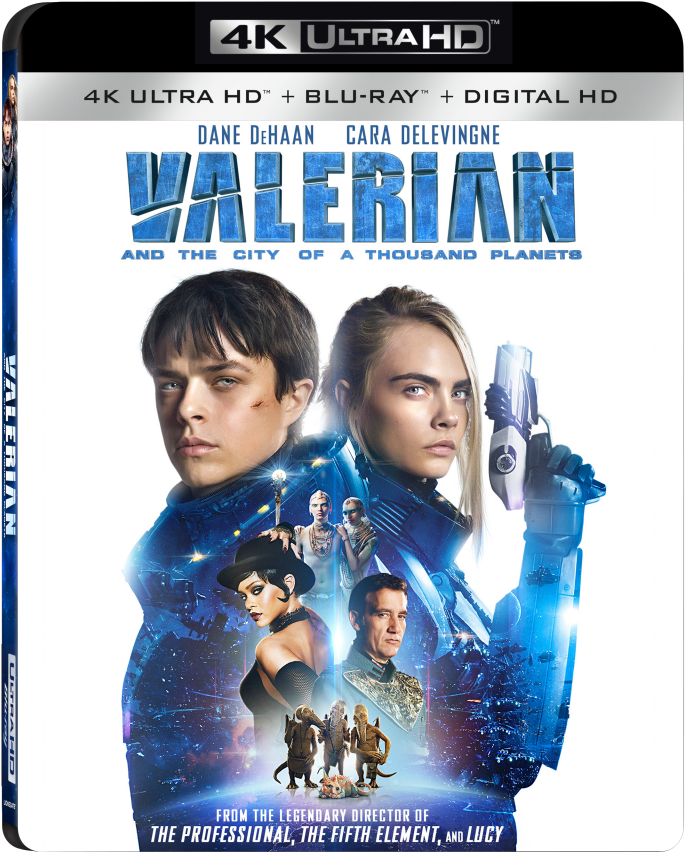Winner John - Valerian 4k Blu Ray (896x1024), Png Download