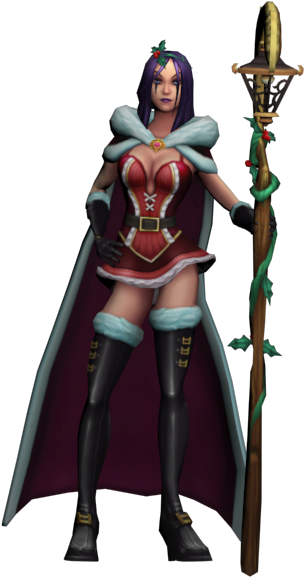 Download Zip Archive - Leblanc Christmas Skin (750x650), Png Download