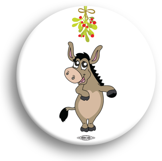 Funny Donkey Cartoon (600x600), Png Download