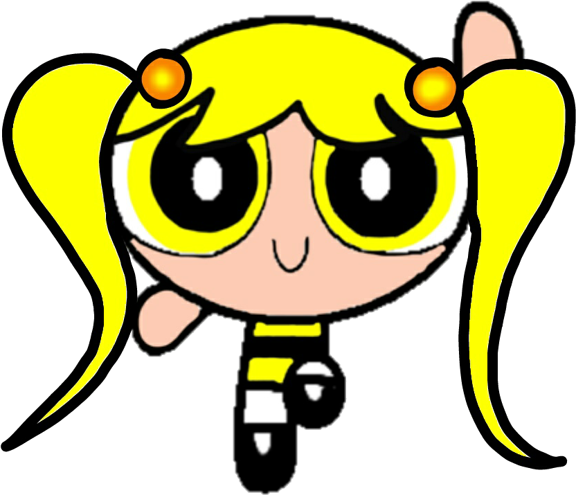 Powerpuff Banana Ending Hearts - Ppg Banana (849x772), Png Download